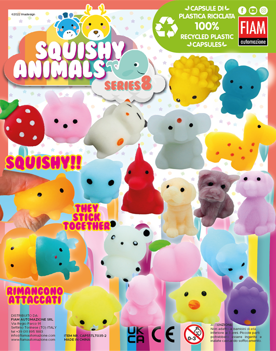 Squishy Animals Coll.8 (55mm)