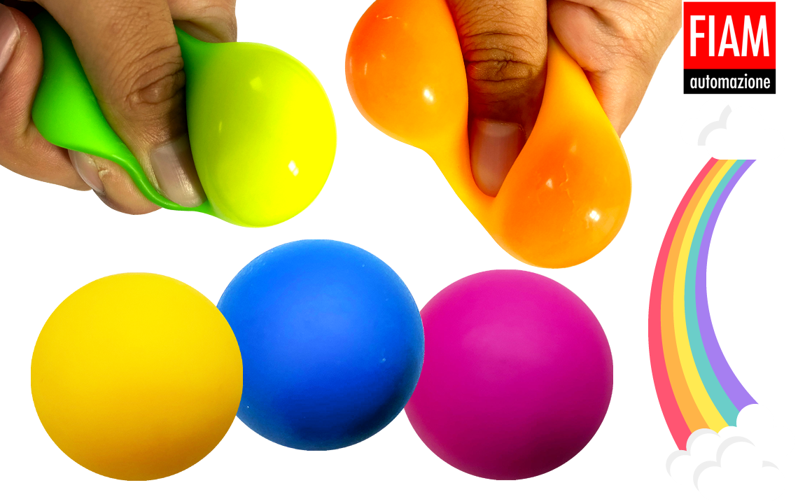 Rainbow Squish Ball Series 2 (65 mm)