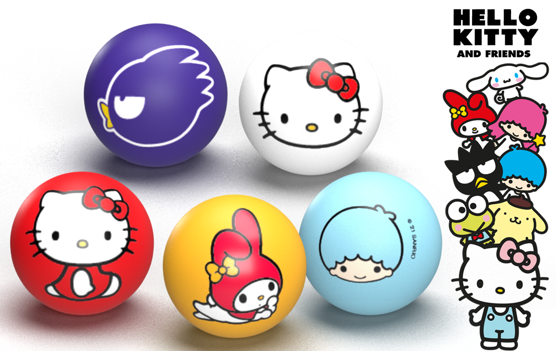 Hello Kitty and Friends Bouncing Ball (45mm)