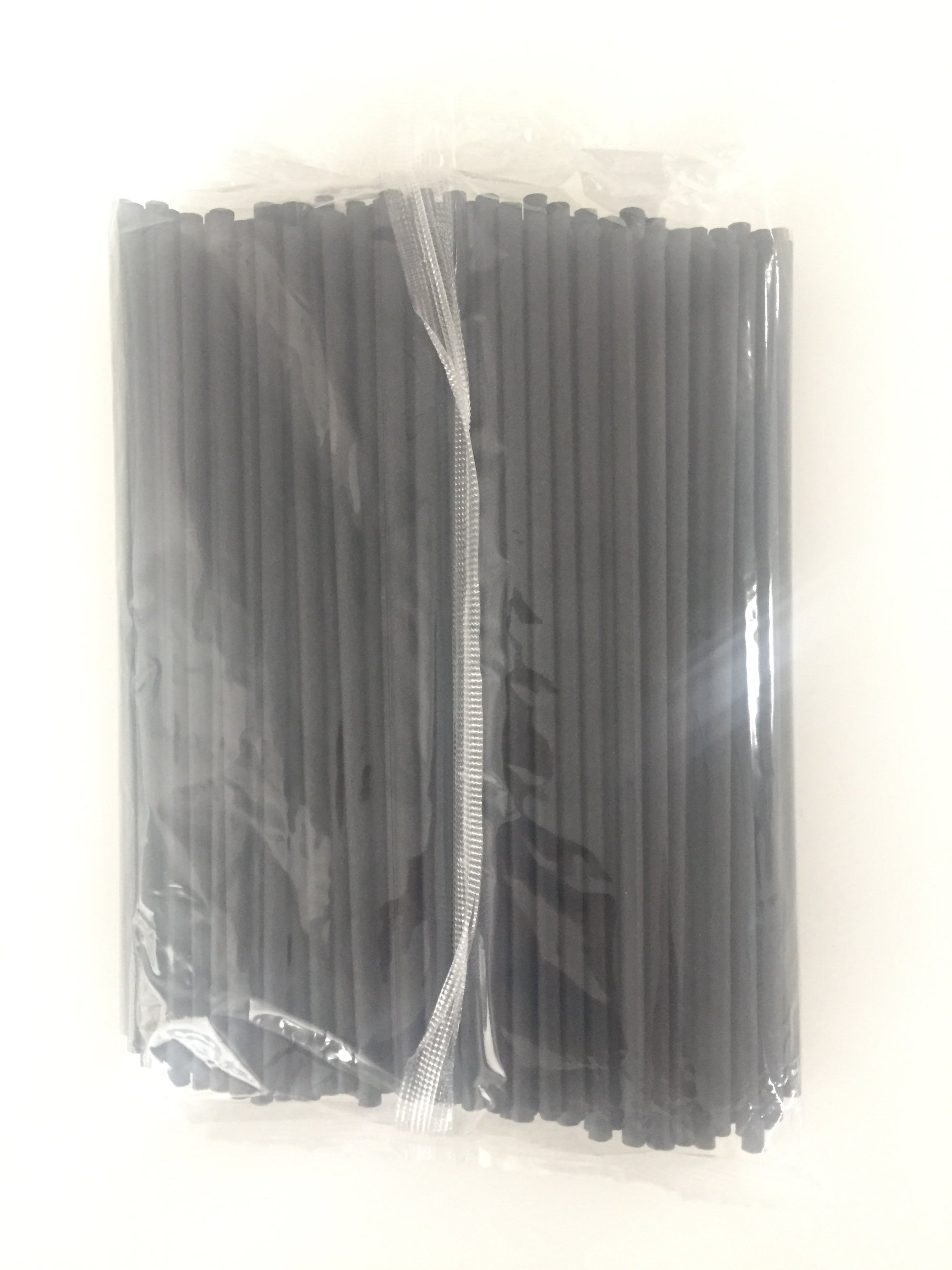 Straight Paper Straws (Black) 250 units